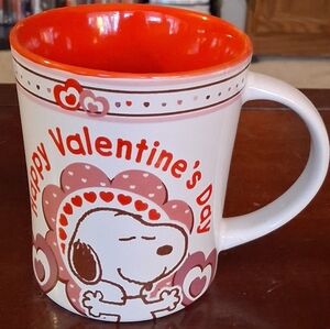 PEANUTS SNOOPY HAPPY VALETINE'S DAY Collectible Mug
